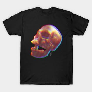 GlitchSkull cmyk T-Shirt